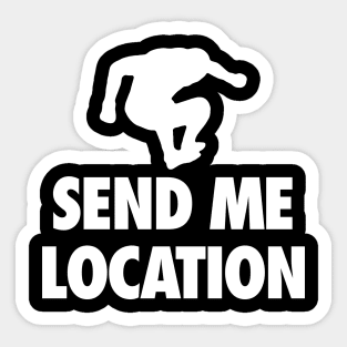 Send me location Sticker